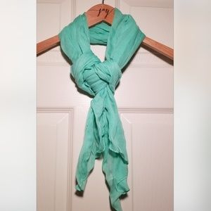 J. Crew Teal Scarf